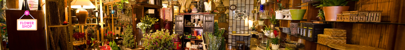 interior of florist shop